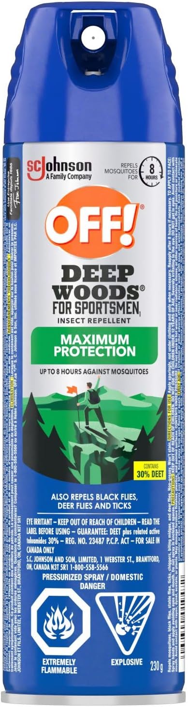 OFF! Deep Woods for Sportsmen Insect Repellent, 230g