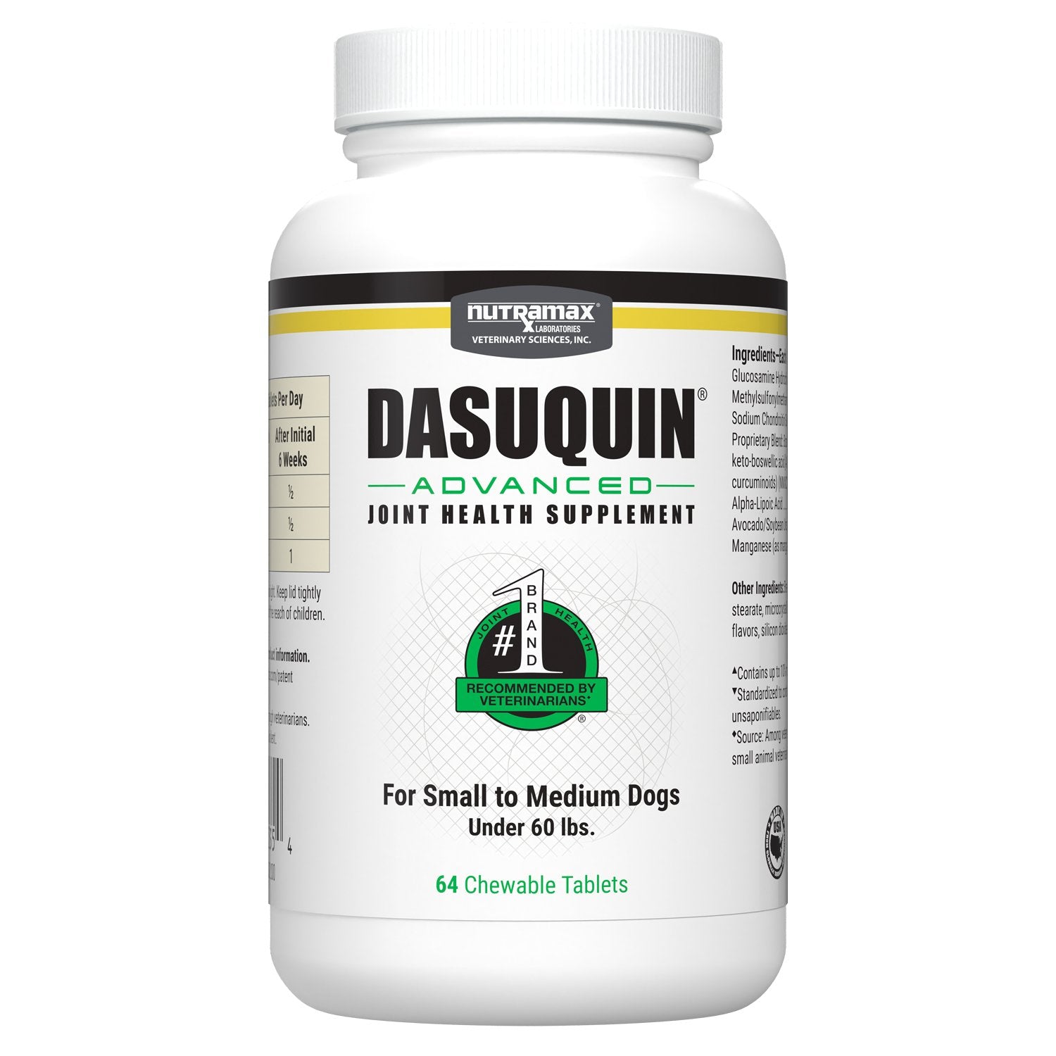 Dasuquin Advanced chewable tablets for small to medium dogs