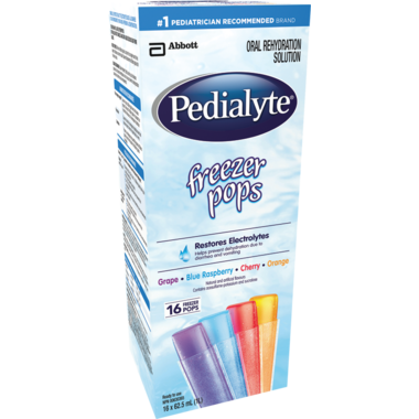 Pedialyte Freezer Pops Oral Electrolyte Maintenance Solution 16 Pops