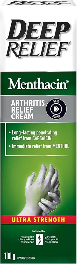Deep Relief Menthacin Ultra Strength Cream 100 g