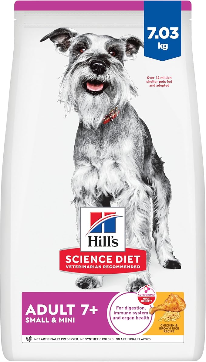 Hill's Science Diet Small Paws Chicken Small and Mini Adult 7+ Dry Dog Food