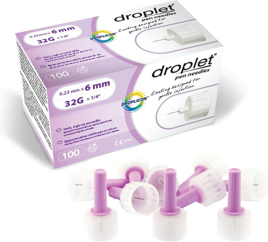 Droplet Pen Needles 32G x 5mm (100/box)
