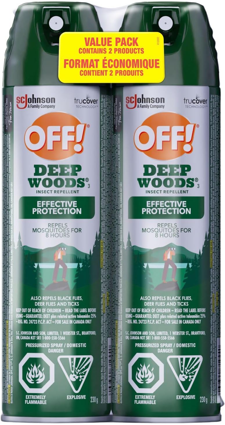 OFF Deep Woods Insect and Mosquito Repellent Value Pk x 2