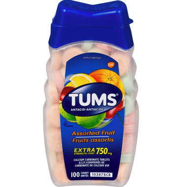 Tums Extra Strength Assorted Fruit 100 Count