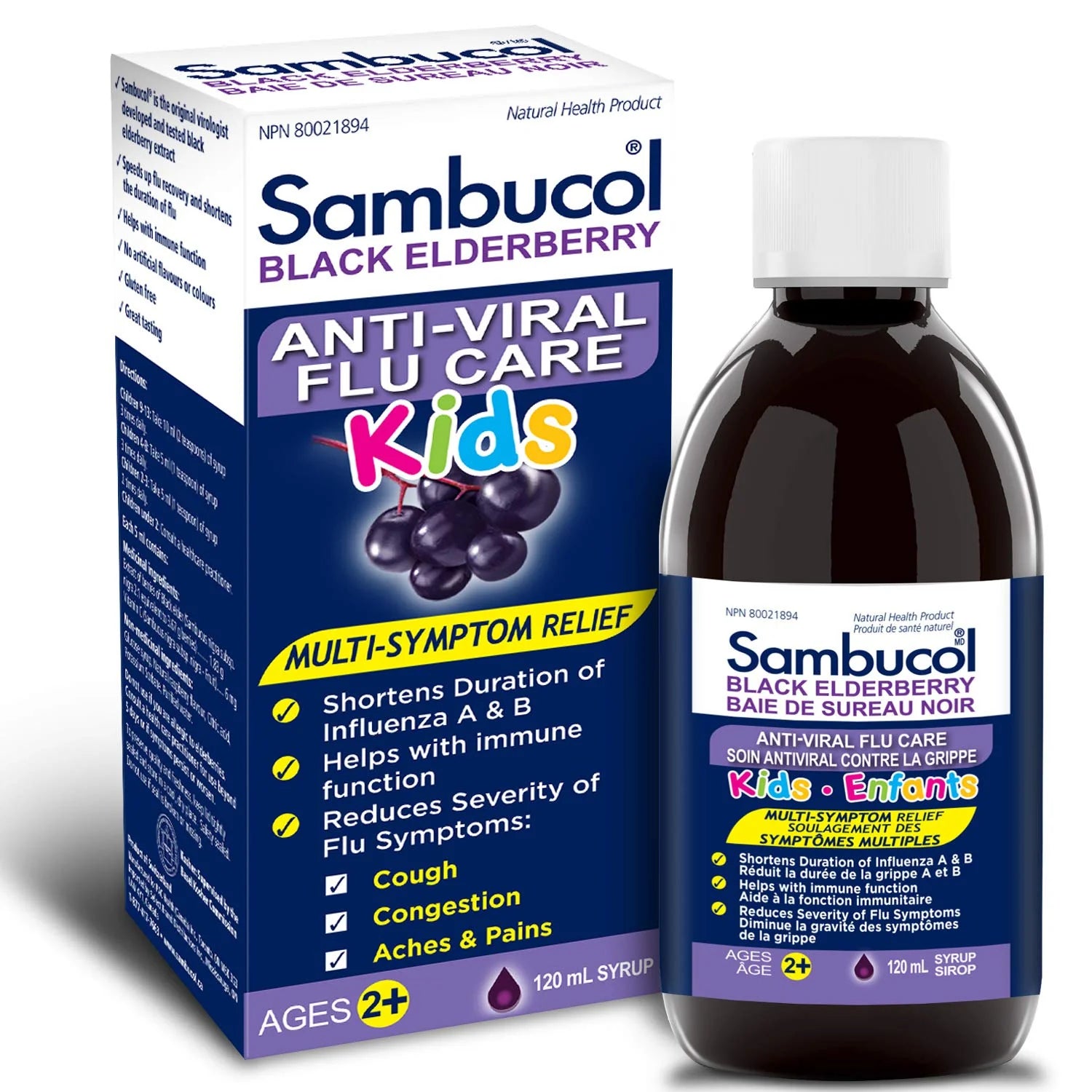 Sambucol Anti-Viral Flu Care Kids 120 ml