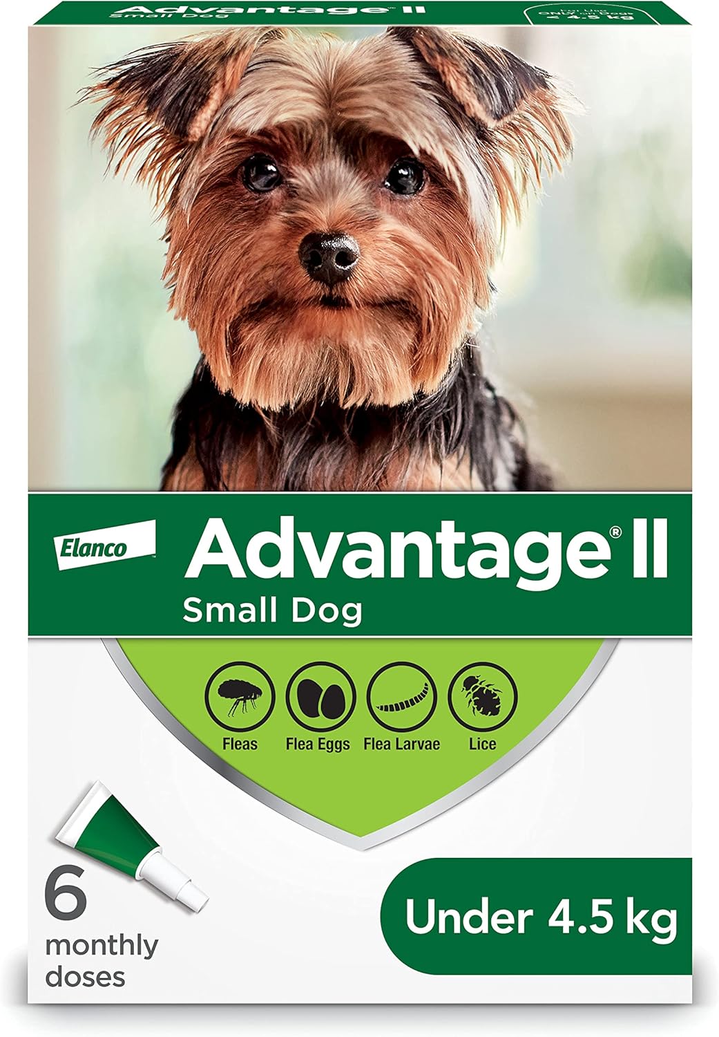 Advantage II Small Dog Once-A-Month Treatment Under 4.5 kg