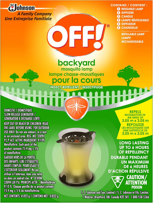 OFF! Backyard Mosquito Repellent Lamp, 1 lamp