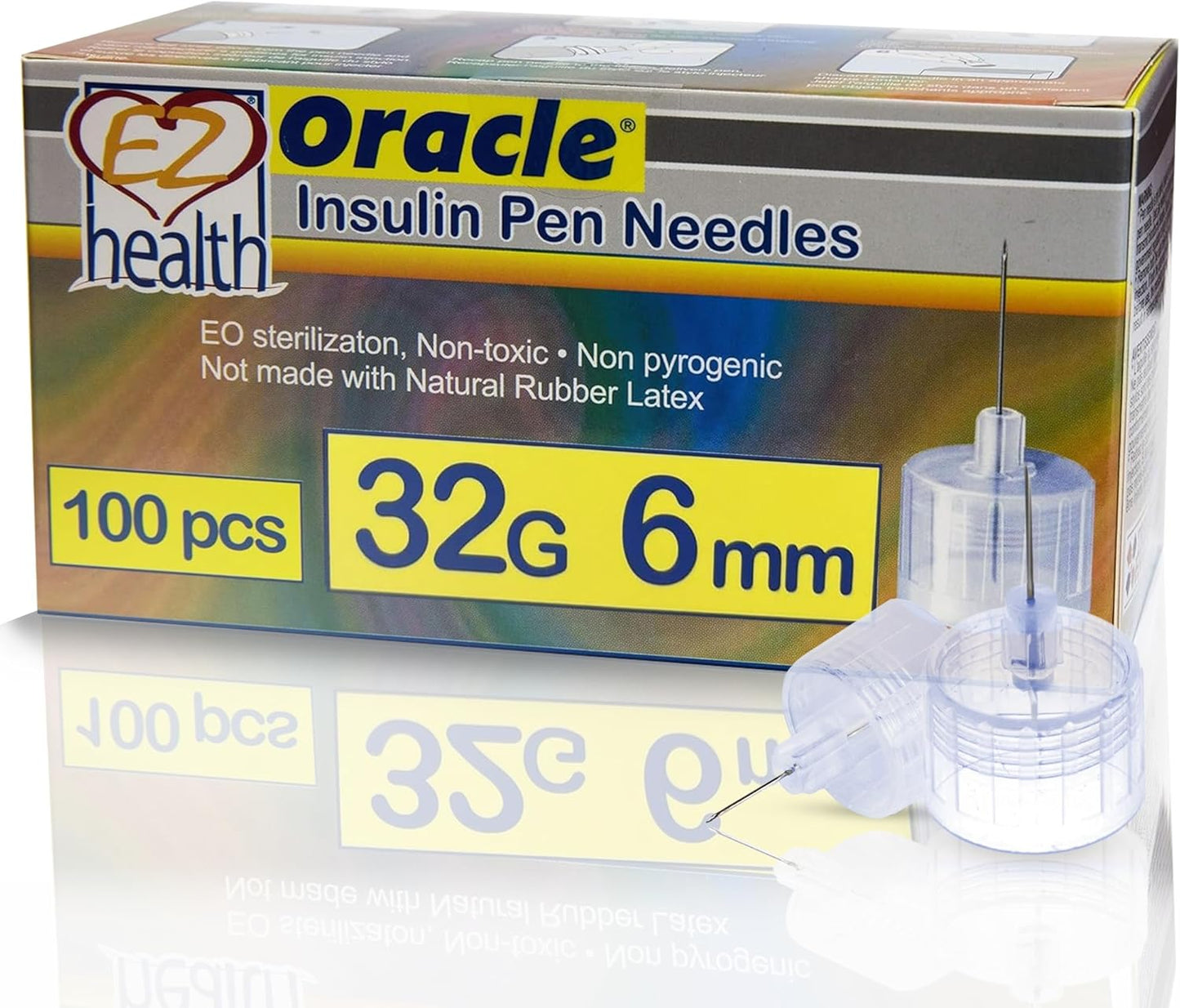 Oracle Insulin Pen Needles 32G 6mm, 100/box