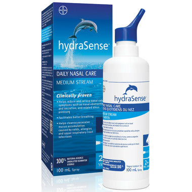 hydraSense Daily Nasal Care Medium Stream Small Bottle 100 ml