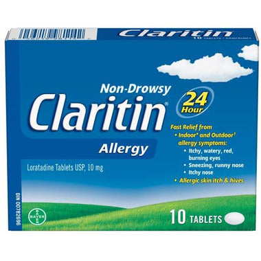 Claritin Non-Drowsy Allergy 10 Tabs
