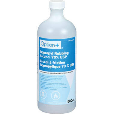 OPTION+ Isopropyl Alcohol 70%, 500ML