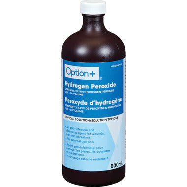 OPTION+Hydrogen Perioxide 3%, 500ML