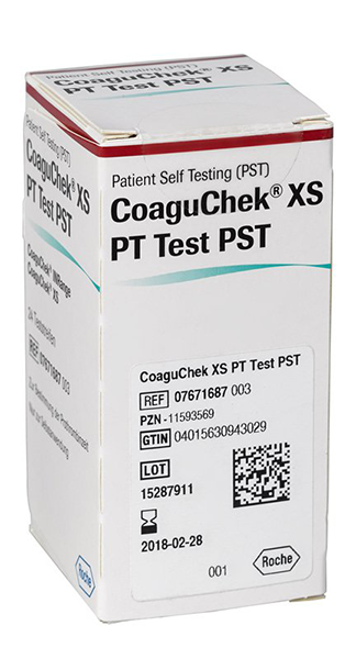 CoaguChek XS PT Test Strips 6pk