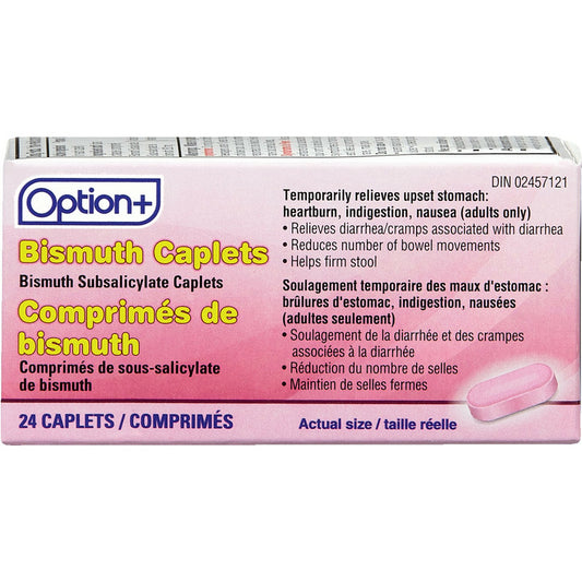 Option+ Bismuth Caplets 24 Caplets
