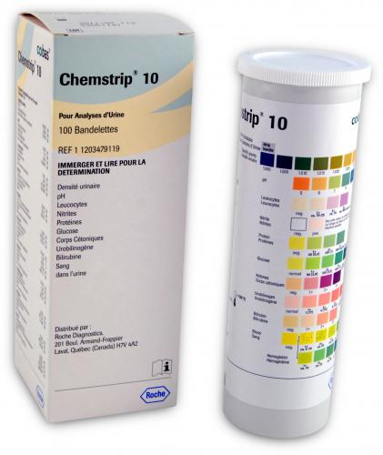 RDH CHEMSTRIP 10 URINE STRIP 100