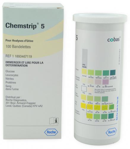 RDH CHEMSTRIP 5 URINE STRIP 100