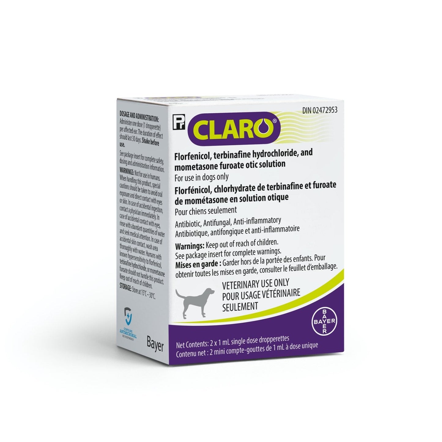 Claro 16.6 mg/ml, 1 pack x 2 unidoses