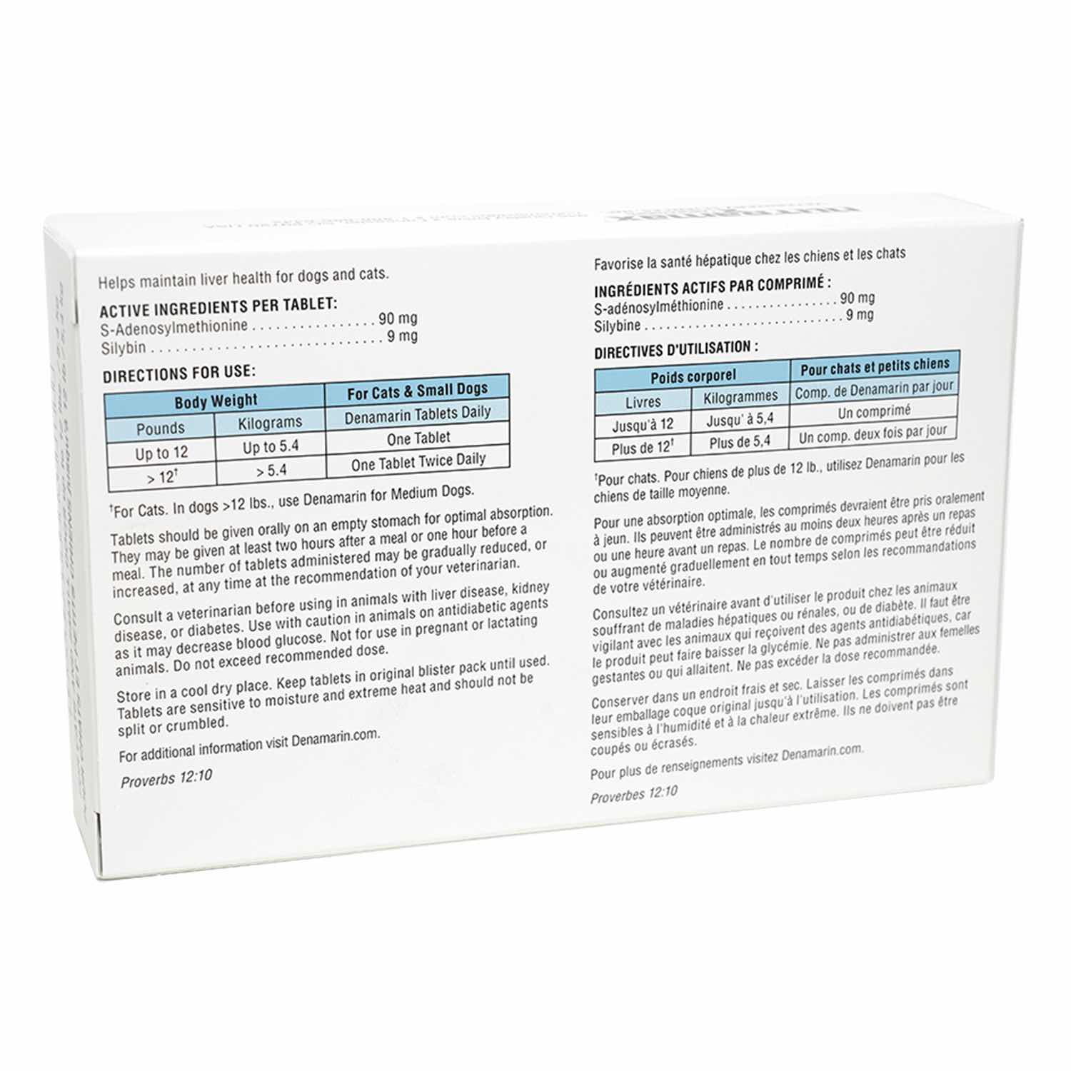 Denamarin for cats and dogs 90 mg, 30 tabs
