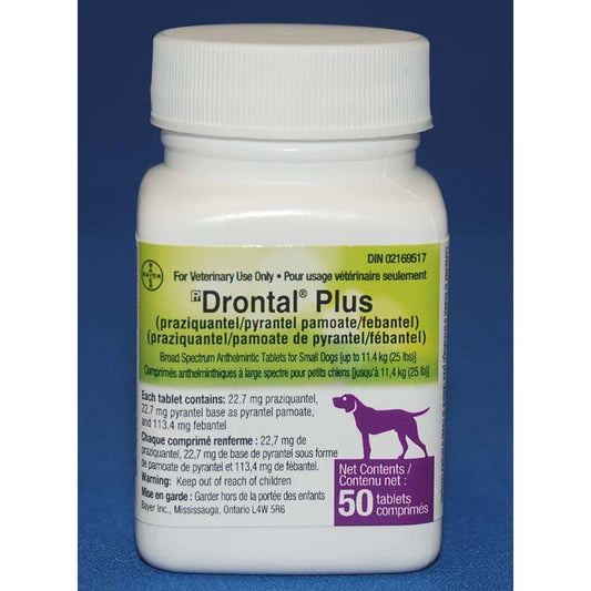 Drontal Plus 22.7 mg, 50 Tablets