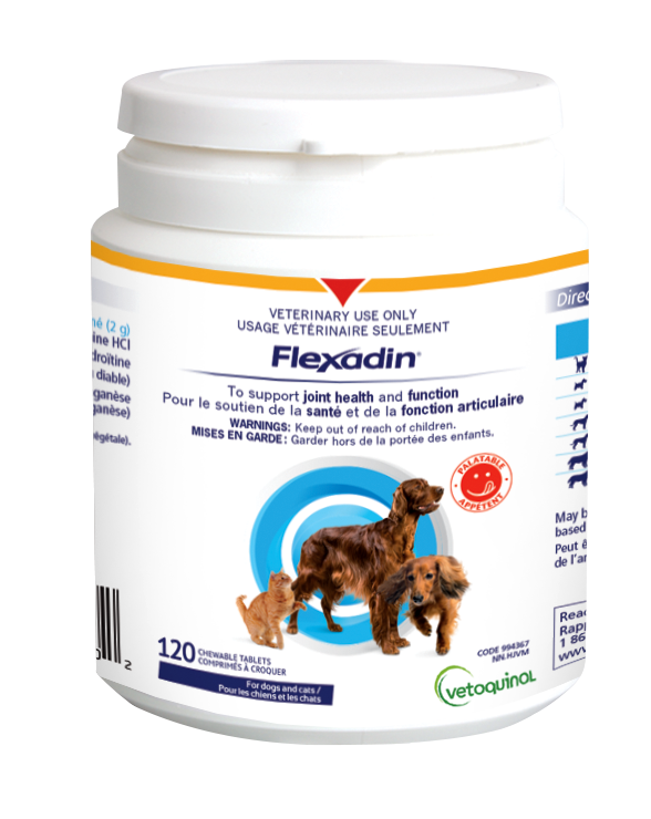 Flexadin Joint Health and Function Supplement Chicken Chewable Tablets