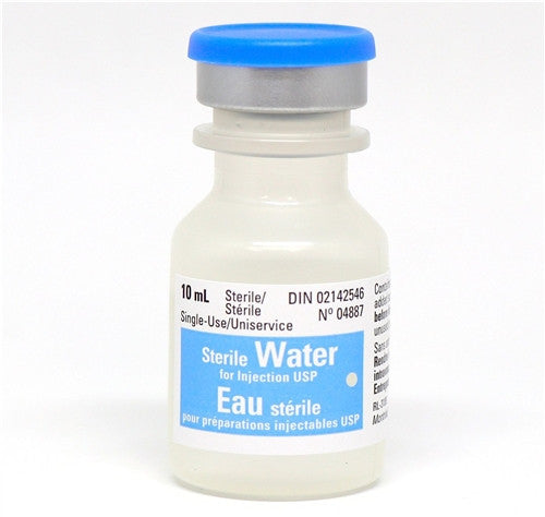 Pfizer Sterile Water For Injection 25x10ml Vial