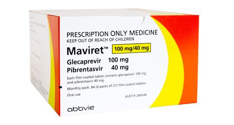 Maviret 100mg/40mg 84 tabs
