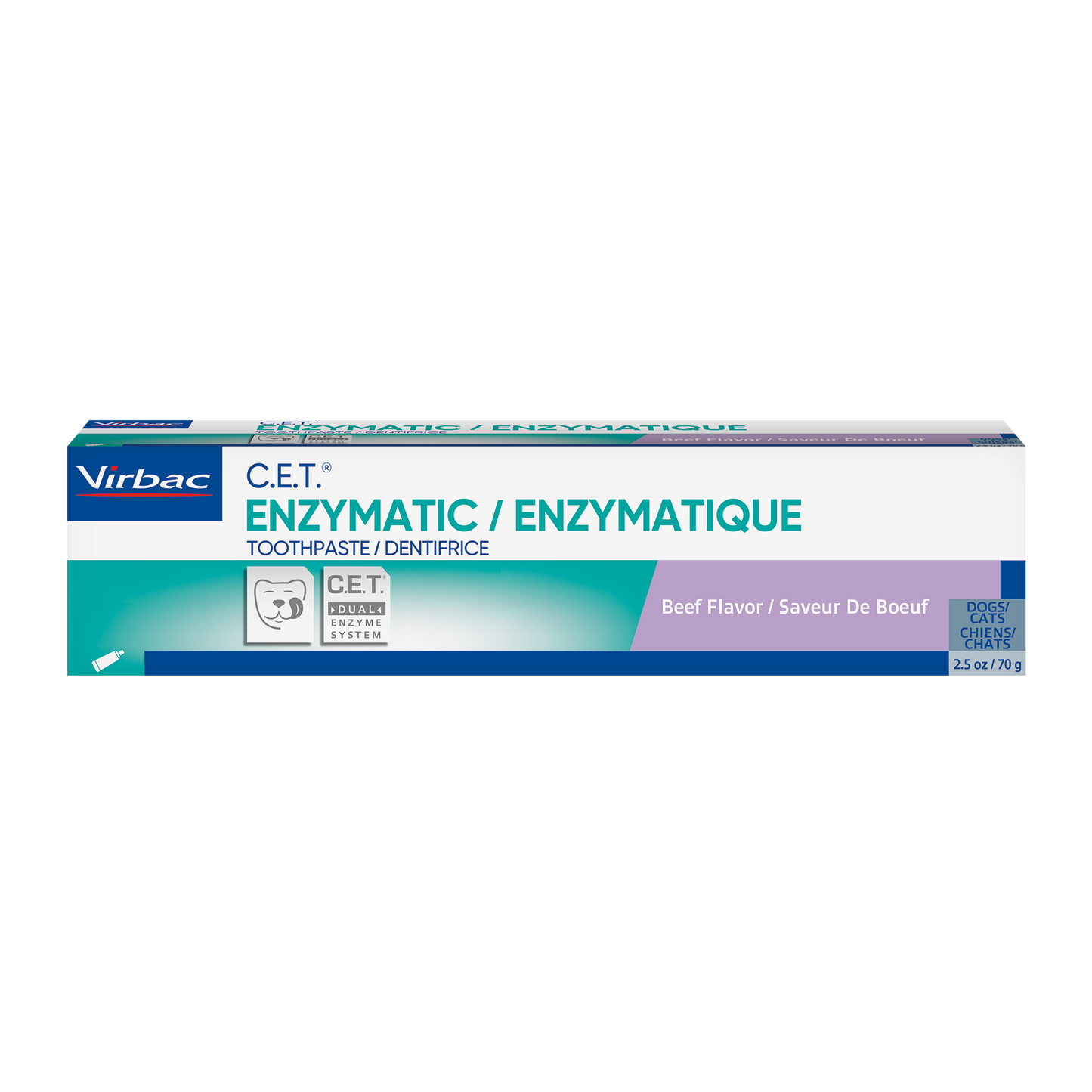 Virbac C.E.T enzymatic toothpaste dor cats and dogs 70g