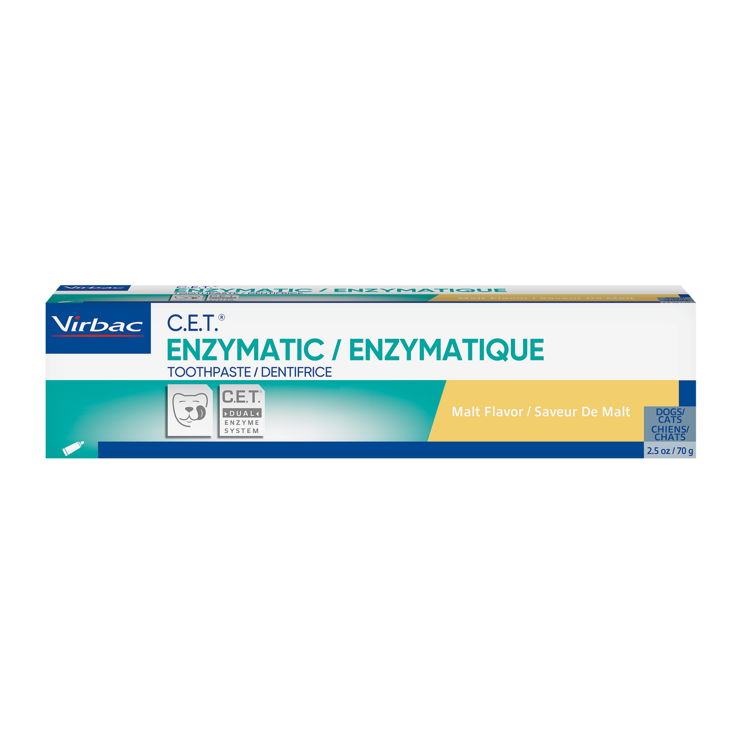 Virbac C.E.T enzymatic toothpaste dor cats and dogs 70g