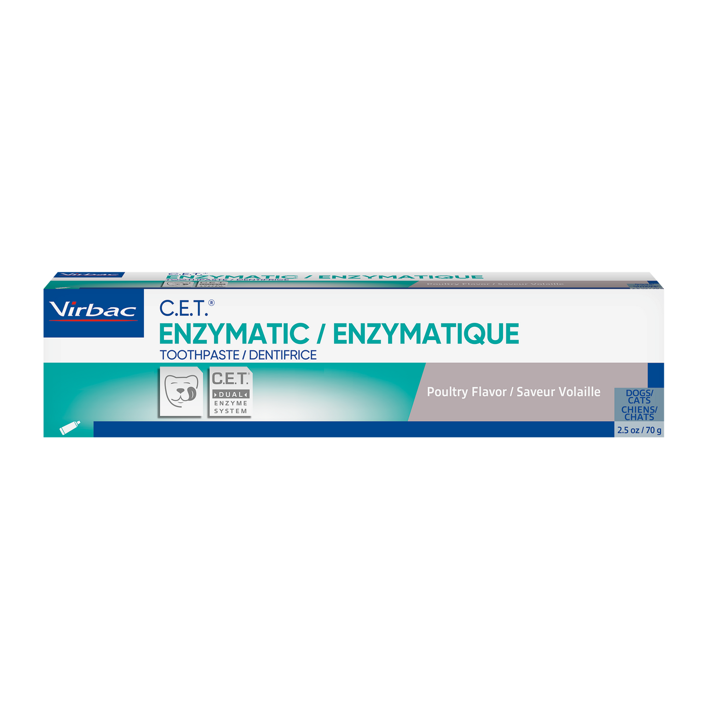 Virbac C.E.T enzymatic toothpaste dor cats and dogs 70g