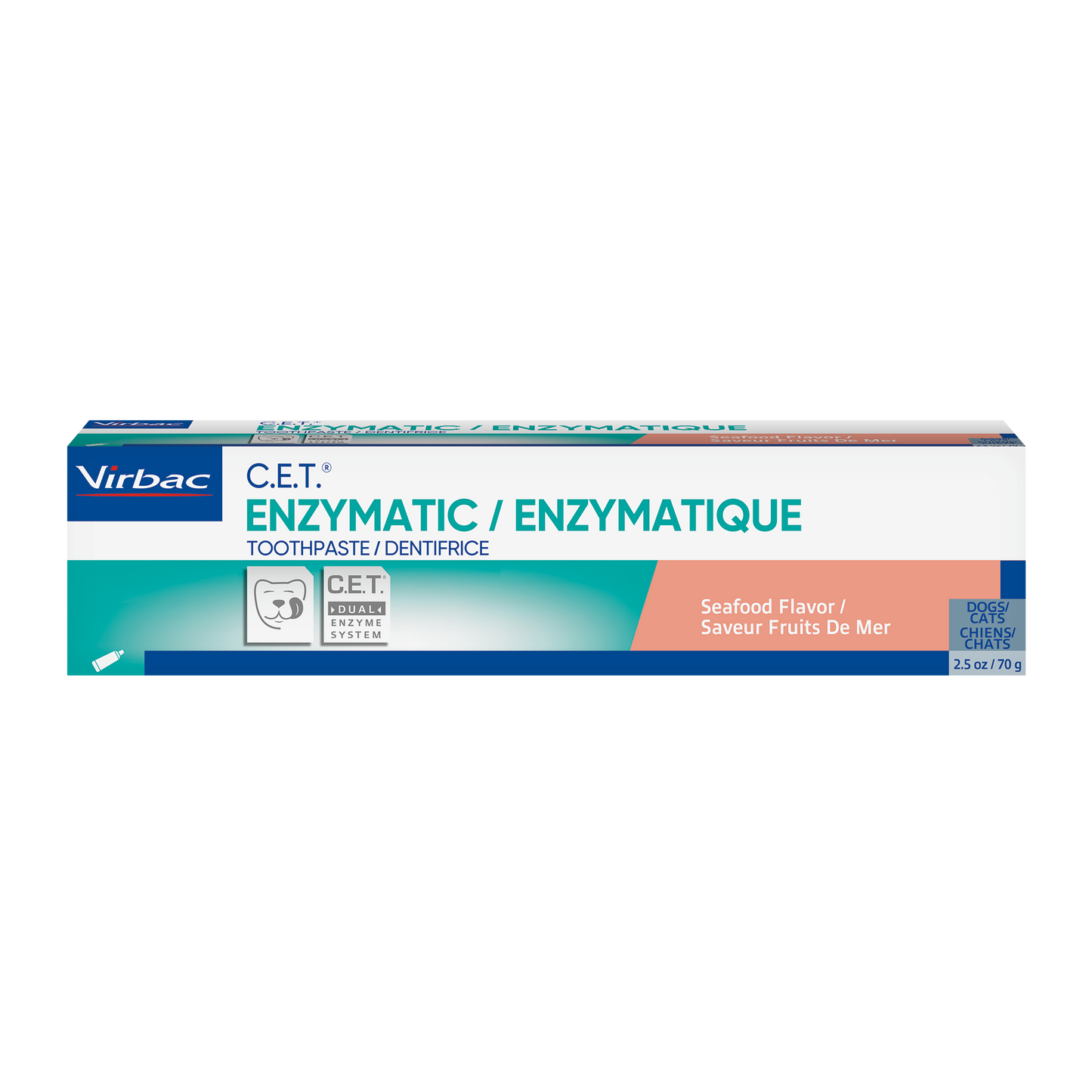 Virbac C.E.T enzymatic toothpaste dor cats and dogs 70g