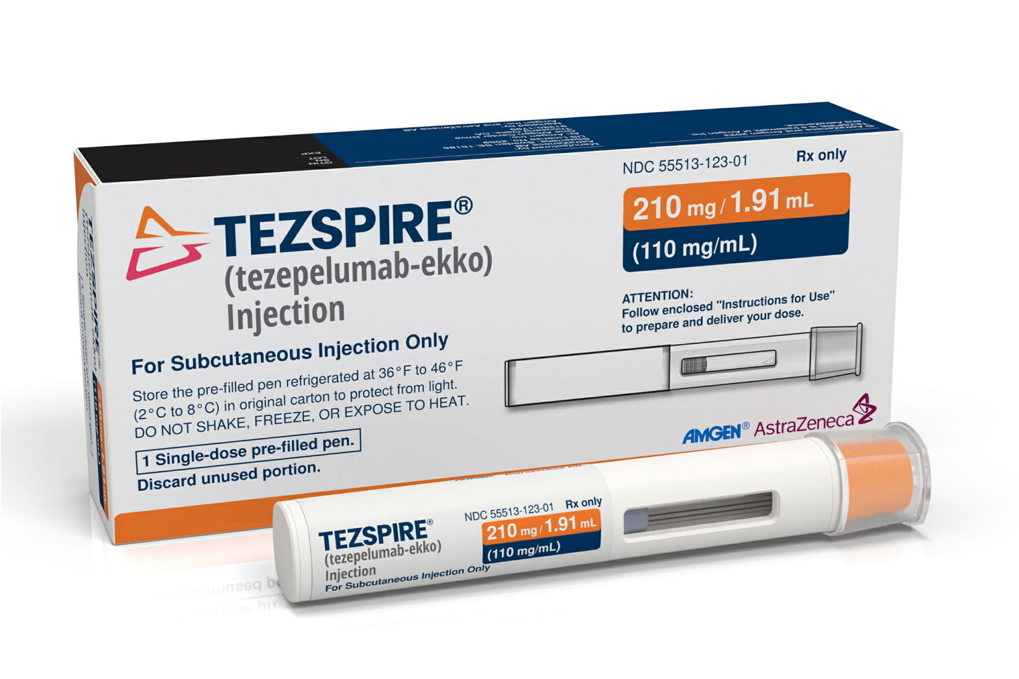 Tezspire 110 mg/ml auto injector or prefilled syringe