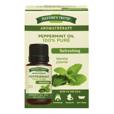 Nature's Truth Aromatherapy 100% Pure Refreshing Peppermint Oil 15 ml