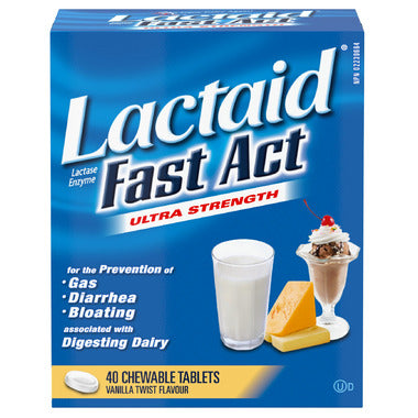 Lactaid Fast Act Ultra Strength 40 Tabs