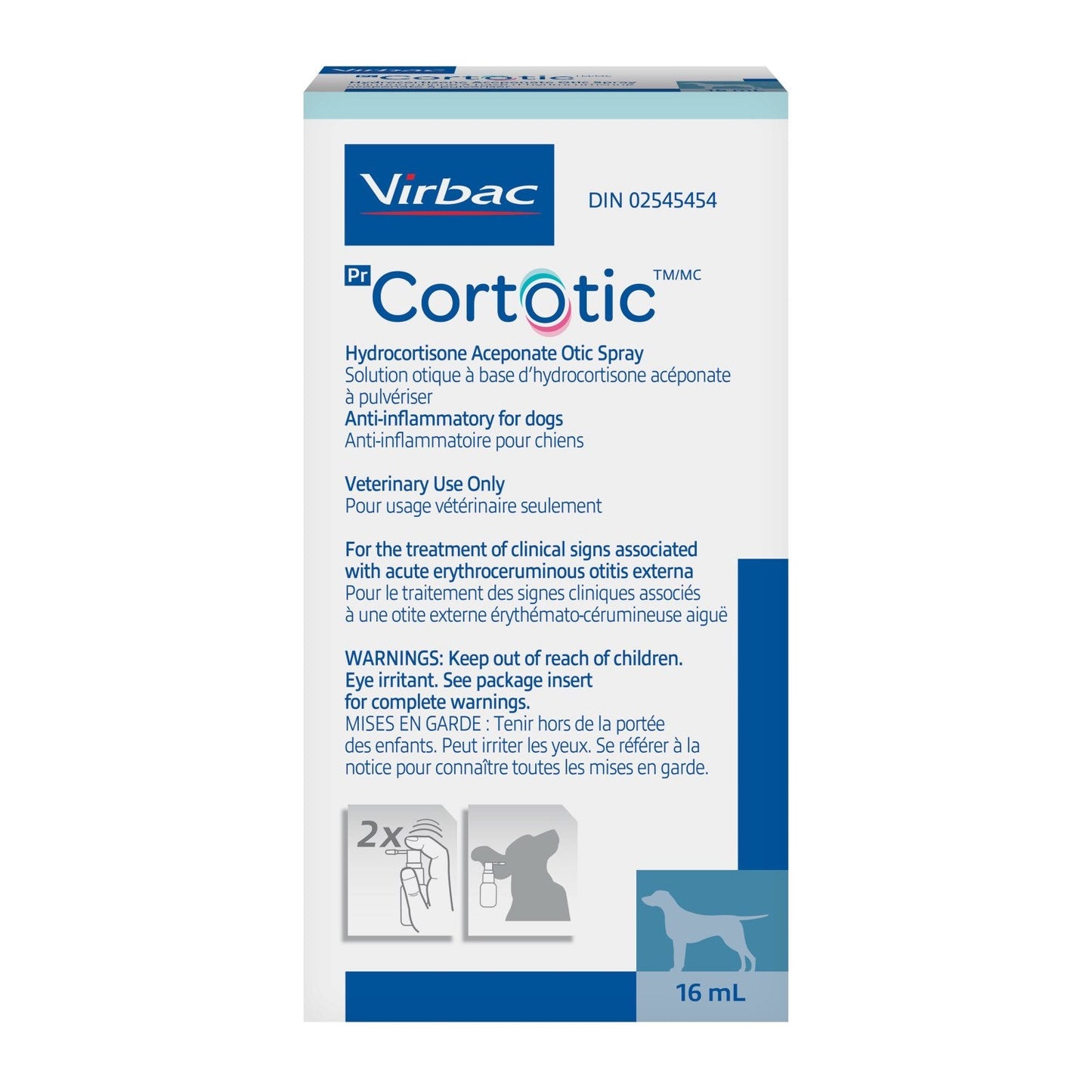 Cortotic 0.584 mg/ml, 16 ml bottle