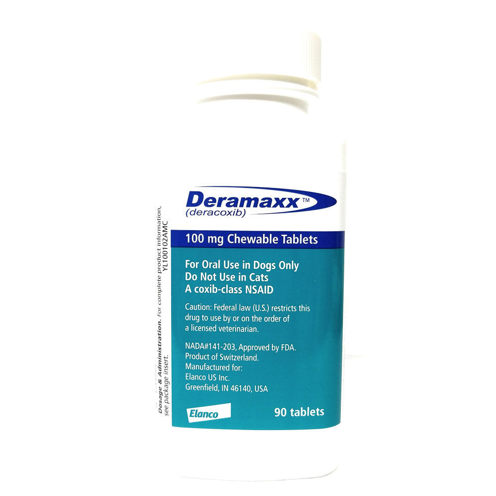Deramaxx 100 mg, 30 Chewable Tablets