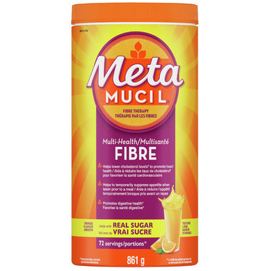 Metamucil Fibre Therapy Mult-Health Fibre Orange 861g