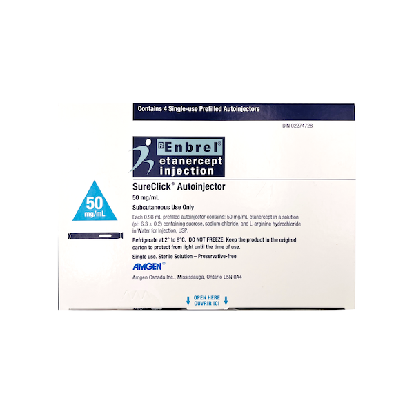 Enbrel 50mg/ml pre-filled syringe or autoinjector