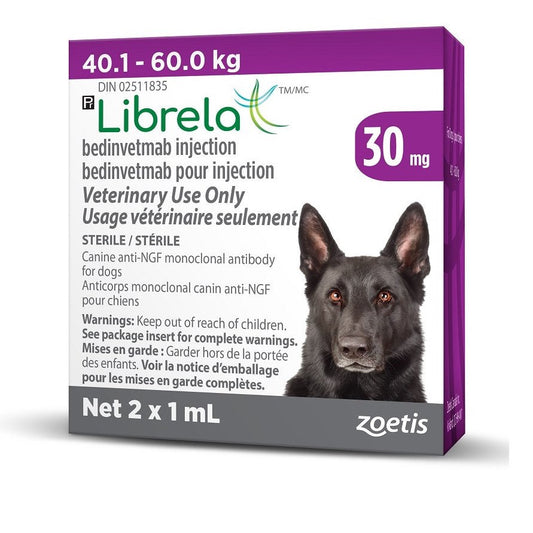 Librela Violet 40.1 - 60 kg, 2 x 1 ml vials