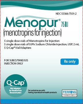 Menopur Urofol 75 IU, 5x2ml