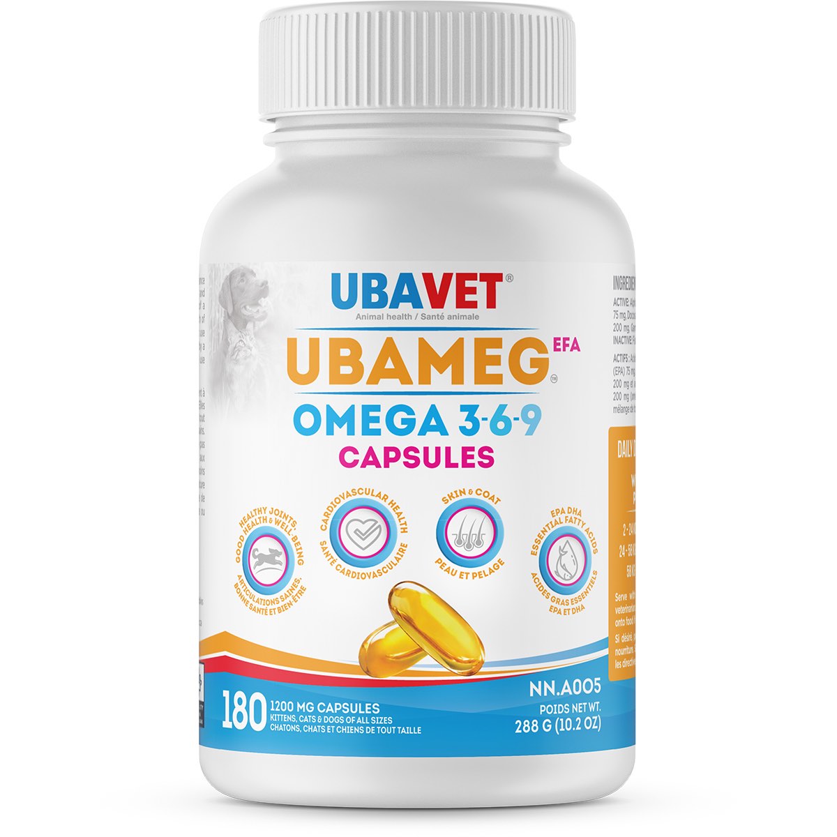 Ubameg EFA omega 3-6-9 capsules 1200 mg