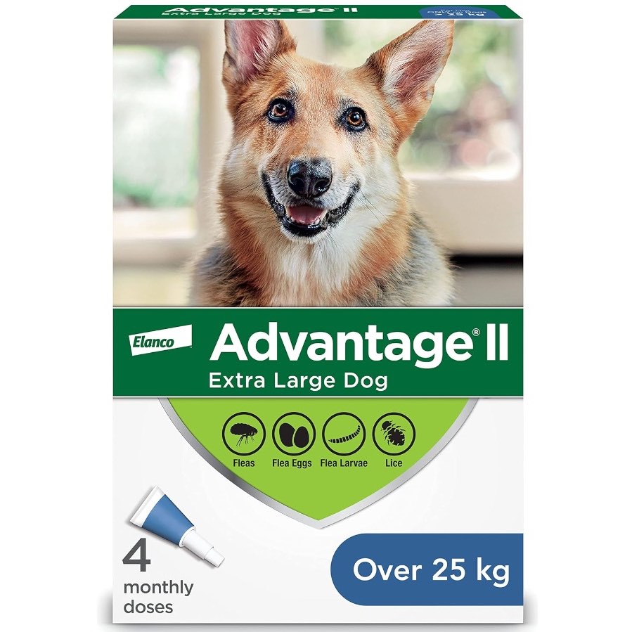 Advantage II Extra-Large Dog Once-A-Month Treatment Over 25 kg
