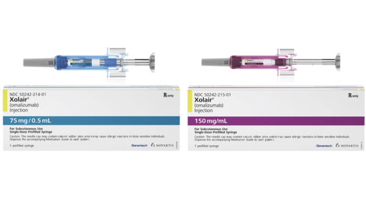 Xolair 75 mg/0.5 ml, 150 mg/ml prefilled syringe