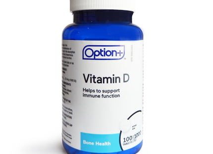 Option+ Vitamin D 1000IU  100 Tabs