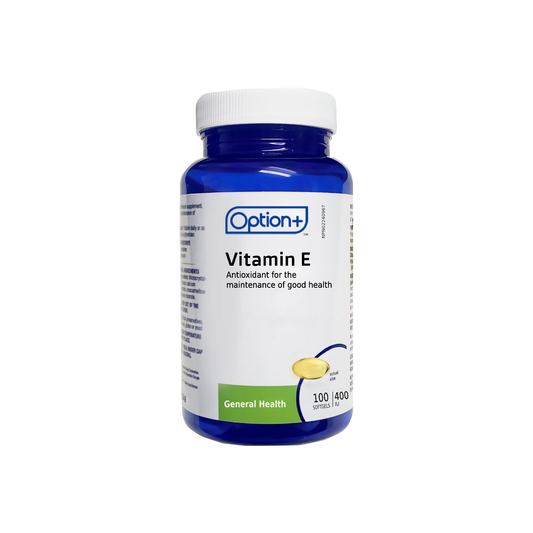 Option+ Vitamin E 400 IU 100 Softgels