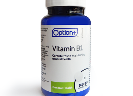 Option+ Vitamin B1 100 mg 100 Tabs