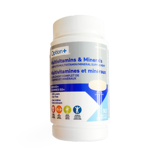 Option+ Men 50+ Multivitamins & Minerals 90 Tabs