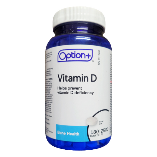 Option+ Vitamin D 2500IU 180 Tabs