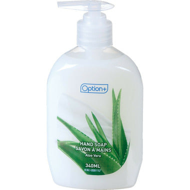 Option+ Moisturizing Hand Soap Aloe Vera, 340 ML