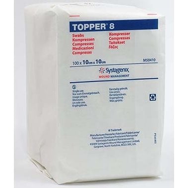 KCIMedical Topper Nu-Gauze Non-Woven Non-Sterile 4 Ply 10 cm x 10 cm