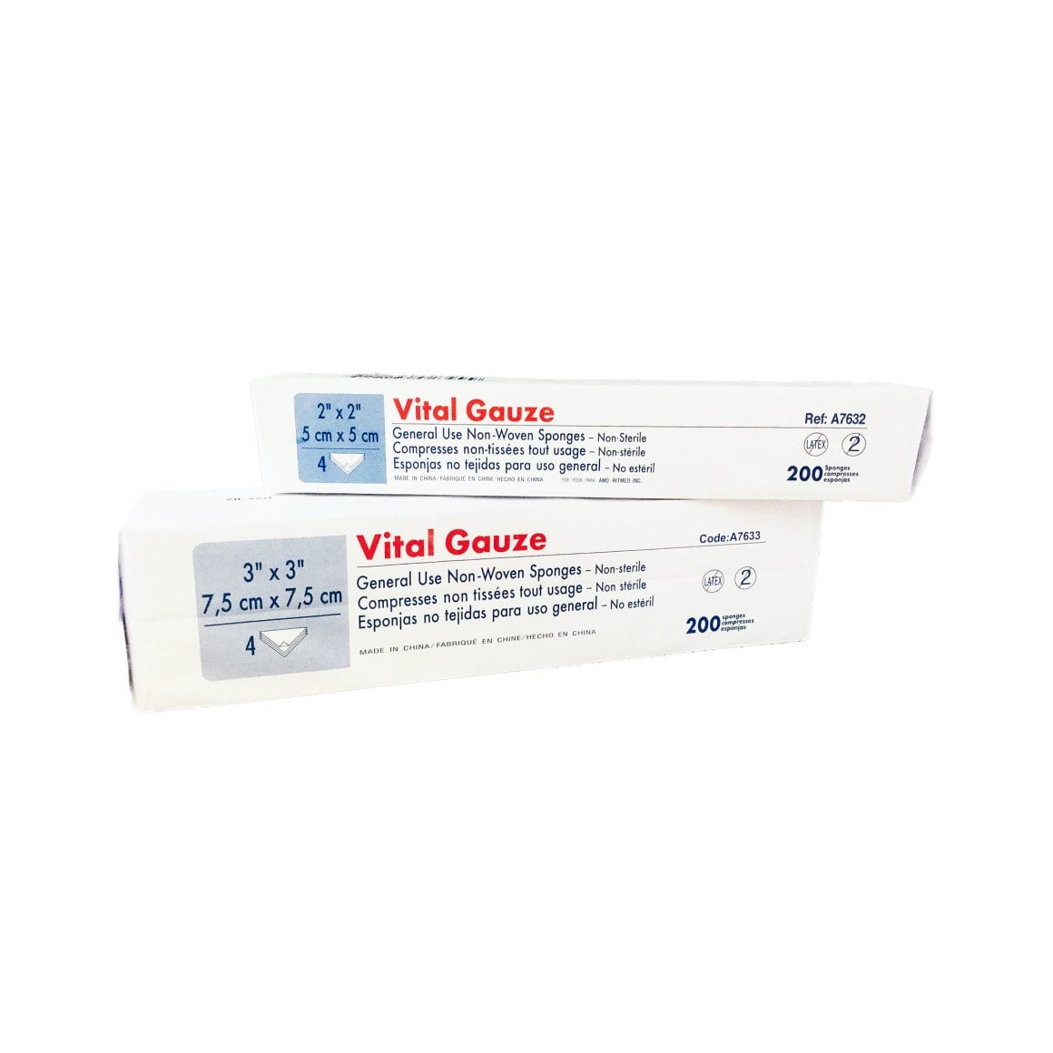 Ritmed Gauze Sponge Non-Woven Non-Sterile 4 Ply for Dogs & Cats